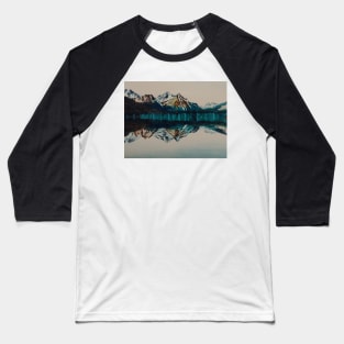 Mountains with reflections on the lake Baseball T-Shirt